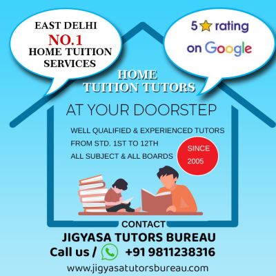 If you are looking for best home tutors in East Delhi than you have to right place, Jigyasa Tutors Bureau provides Home tutor near you in East Delhi for All Classes. Personalized Training by Qualified, Experienced, Verified Home Tutors &amp; Teacher Near You. Anytime, Anywhere Tuition. Book Now!
https://jigyasatutorsbureau.com
#privatetutor #hometuition
#HomeTutor #hometutors #mathshometutor #mathtutorials #hometutors
#HomeTuitionClasses #HomeTuitionnearme #femalehometutor #besthometutors