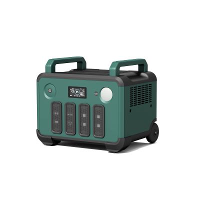 P2400 Portable Power Station 2400W 3216Wh
▪ 3216Wh capacity

▪ Two-way fast charging

▪ 2400W (surge 4800W), AC pure sine wave

▪ 4 * AC outlets,4 * DC outlets

▪ 2* Type-C outlets, 60W &amp; 100W

▪ 970mm height retractable trolley easy to move

▪ AC charging, 3~4 hours

▪ 800W Max Solar input

▪ 2000+ Cycle times

▪ IP65 waterproof dustproof

▪ 2 years warranty

▪ Eco-friendly, affordable, reliable
https://www.lithiumhua.com/product/Portable_Power_Station/P2400_Portable_Power_Station_2400W_3216Wh.html